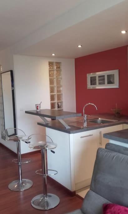Charmant Studio Cosy Ideal Pour Escapade Amoureuse Apartment ปาลาวาส-เลส์-โฟลต์ ภายนอก รูปภาพ