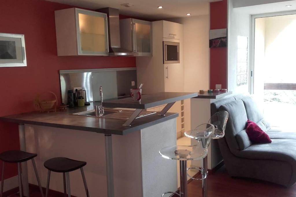 Charmant Studio Cosy Ideal Pour Escapade Amoureuse Apartment ปาลาวาส-เลส์-โฟลต์ ภายนอก รูปภาพ